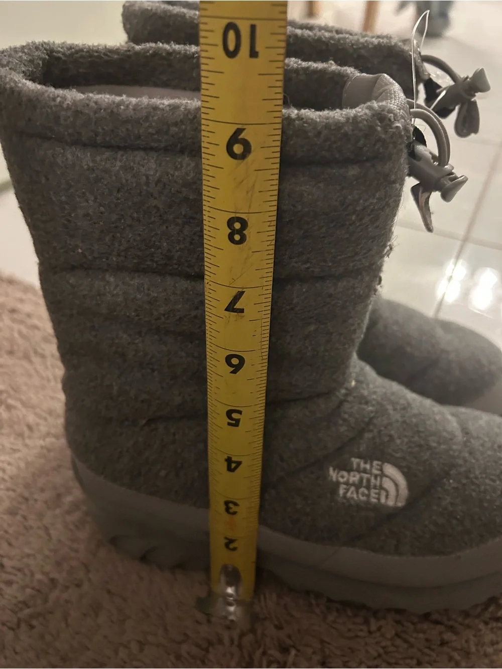 The North Face stay warm